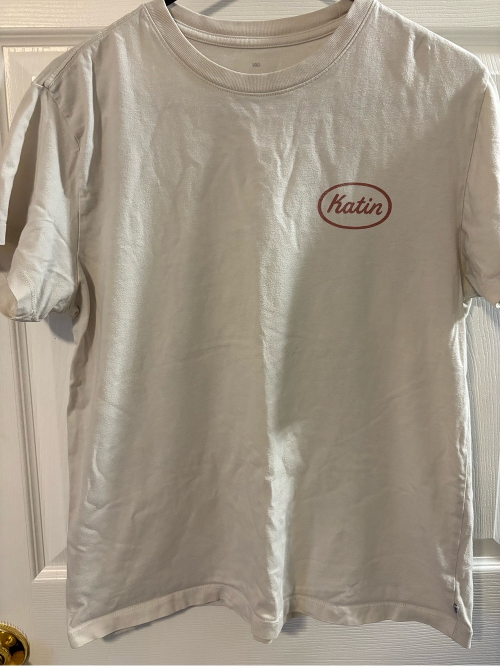 Katin Cream Logo Crewneck Tee